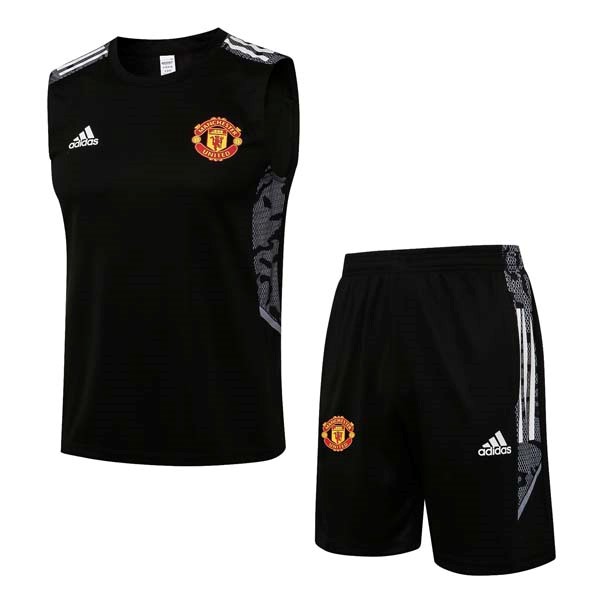 Camiseta Manchester United Sin Mangas 2022 Negro